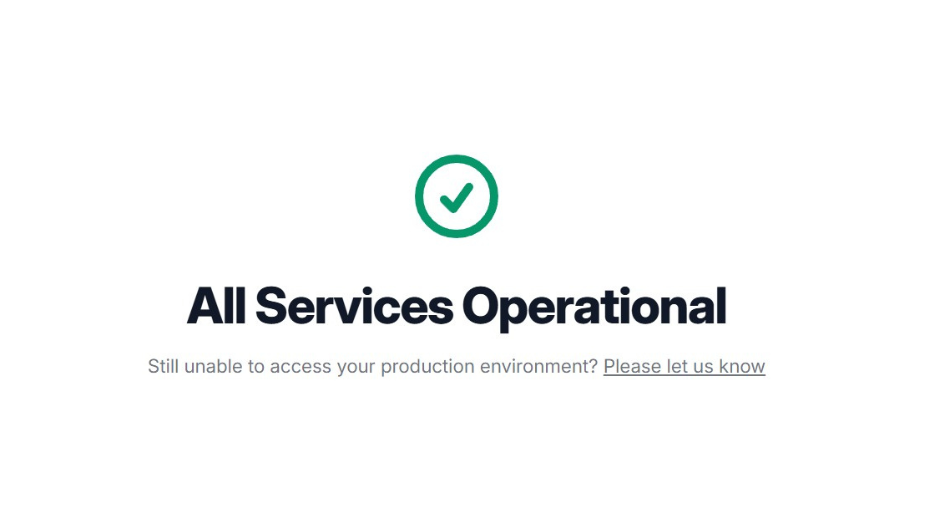 Status page Boltrics