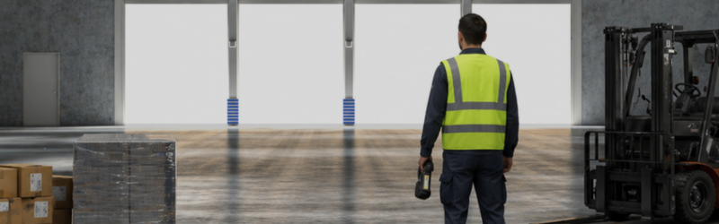 Warehouse operator waiting
