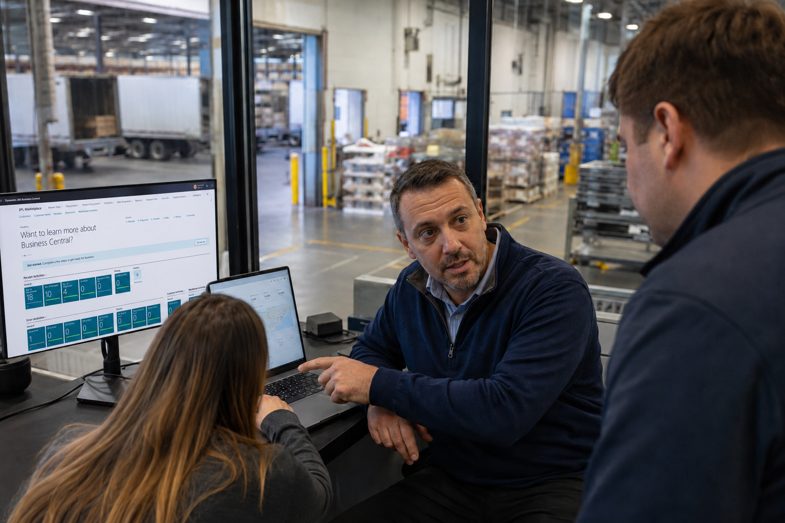 Warehouse operations meeting