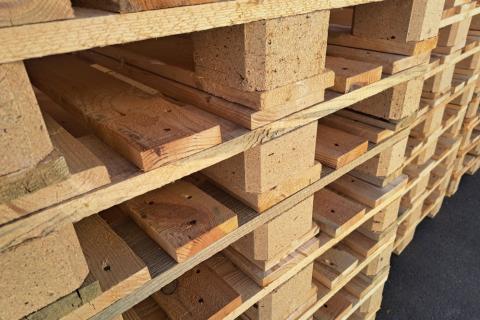 Wooden pallets