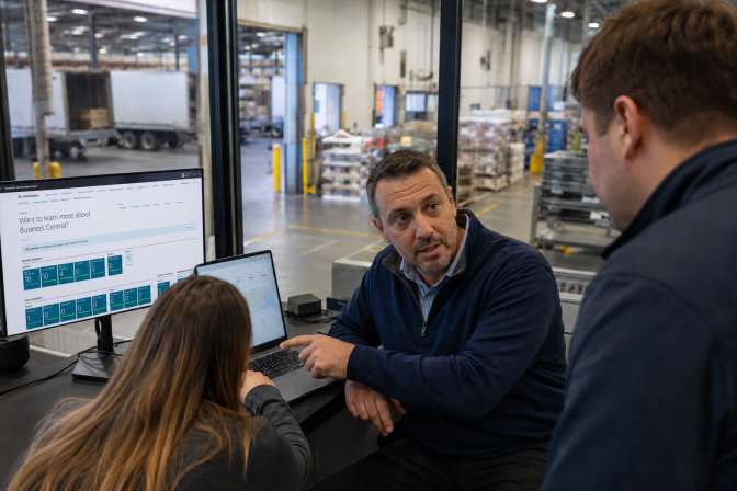 Warehouse operations meeting